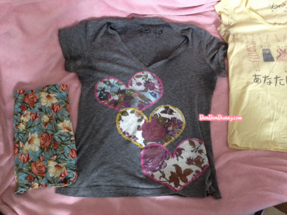 easy tshirt diy slouchy sleeve to repair stains (1)