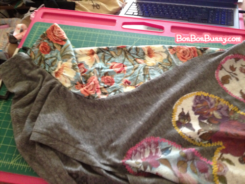 easy tshirt diy slouchy sleeve to repair stains (14)