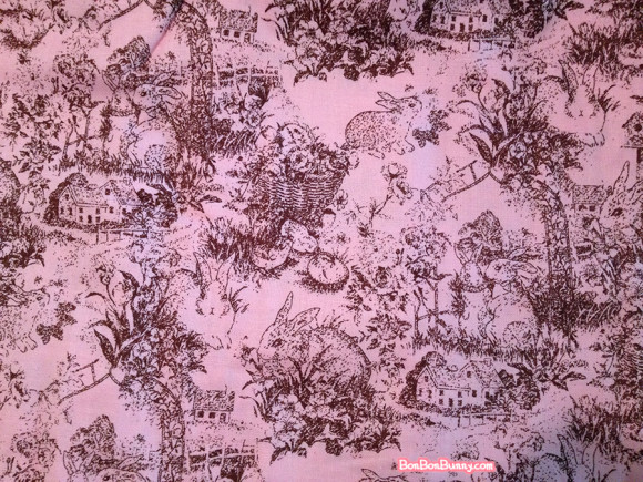 Himekaji Pink Bunny Toile Skirt (1)