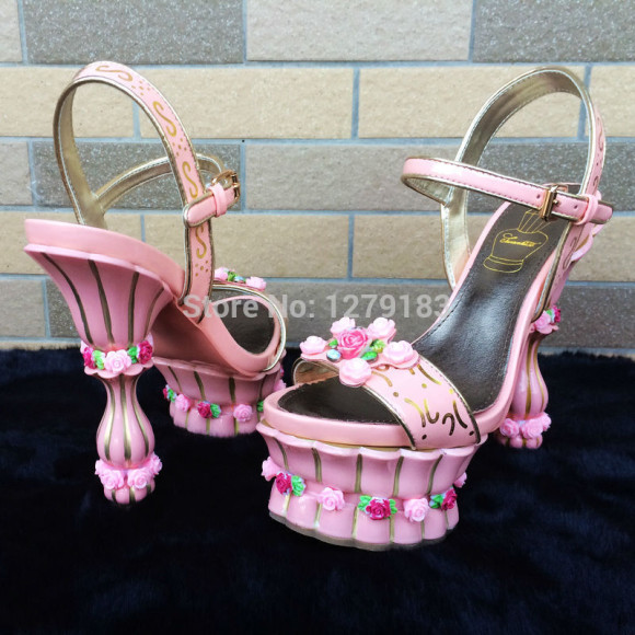 2014-new-fashion-sweety-dimensional-roses-flower-pot-cake-princess-shoes-high-heeled-sandals-party-shoes