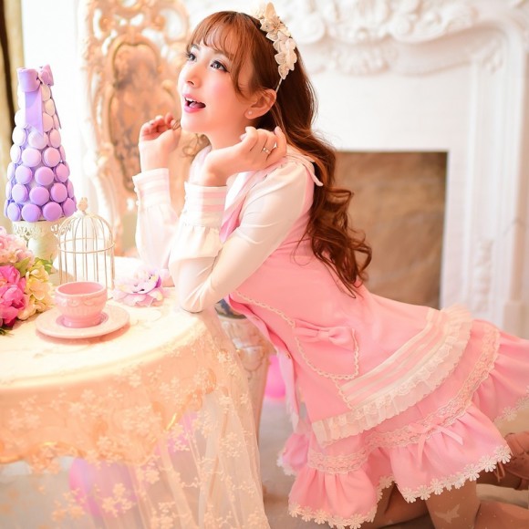 Princess-sweet-lolita-skirt-Candy-rain-new-Spring-Japanese-style-princess-cute-lace-ball-gown-pink
