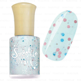 smoothie nail blue sprinkles