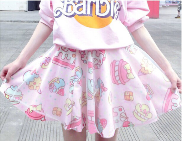 Soft-sister-lolita-short-skirts-womens-Japan-fashion-cake-strawberry-cute-high-waist-girls-gauze-skirt