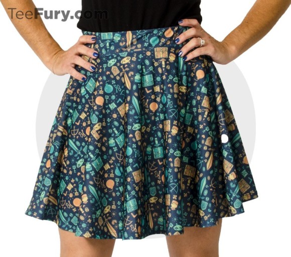 Cute & Geeky Skirts and Leggings from TeeFury featuring Zelda, Pokemon ...