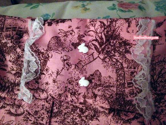 Himekaji Pink Bunny Toile Skirt (6)