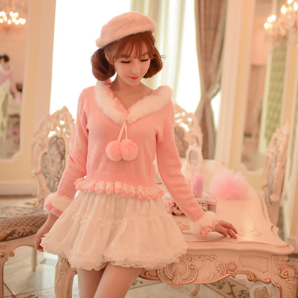 Pretty Pink Sweaters for Princesses! (4)